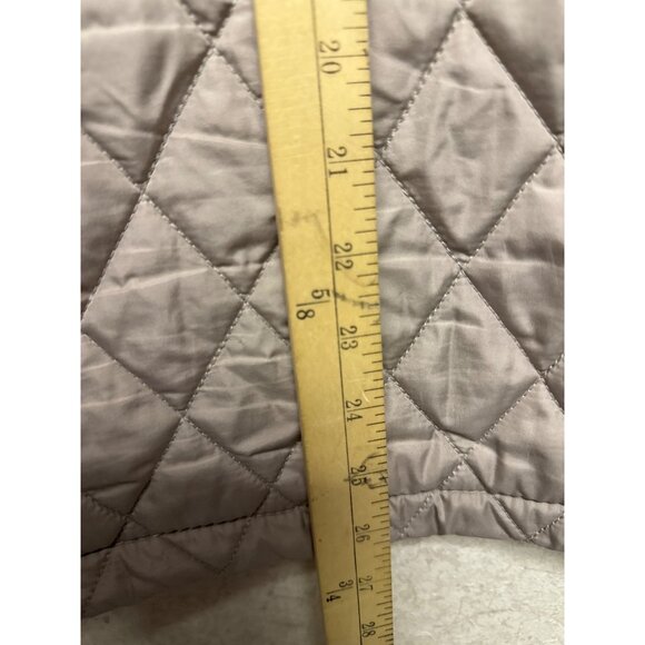 Michael Kors Anorak Women's Coat Quilted Jacket Tan Hooded Zip Size Small - Picture 7 of 13